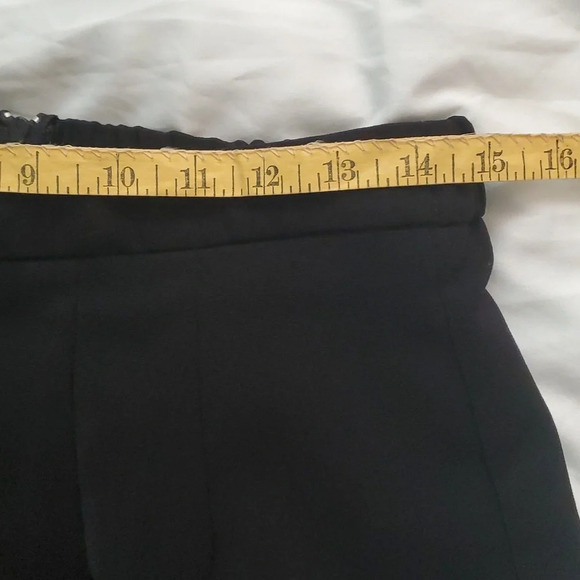 Miss Dorby Petite Suit- Button Down Black Blazer with Lavender Collar & Cuffs - Picture 8 of 11